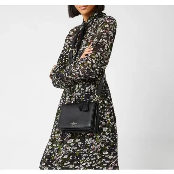 Kate Spade New York Black Jamie Crossbody Purse - Picture 2 of 12